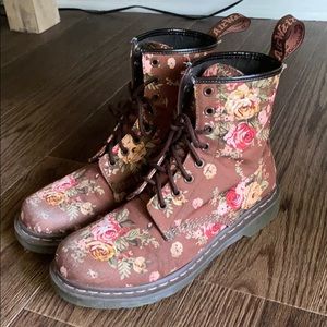 Floral Dr. Martens Boots
